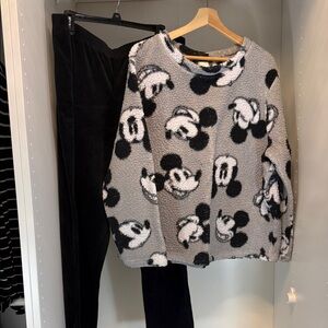 Disney Gray Mickey Mouse Women’s Pajamas